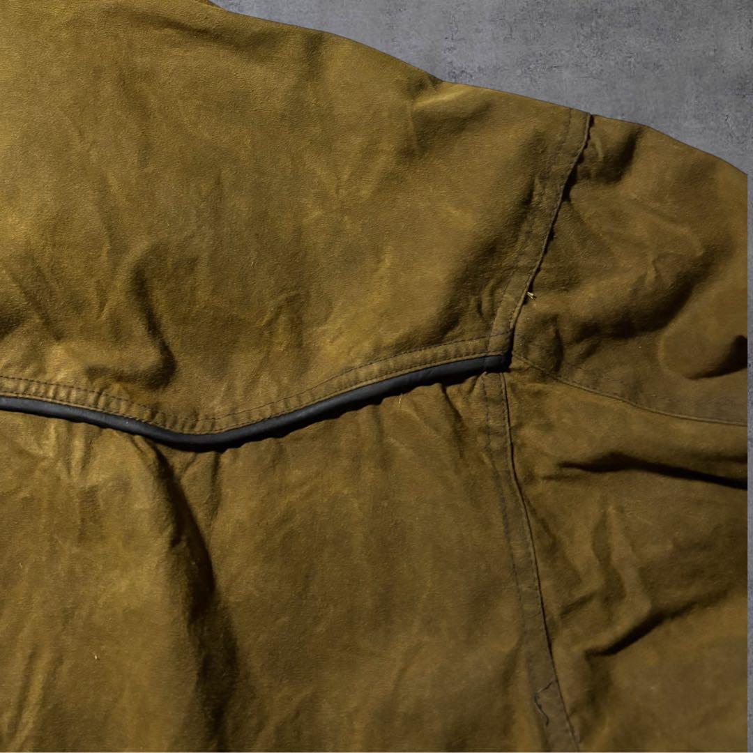 00sOUTBACK T オイルドジャケット襟レザー XL