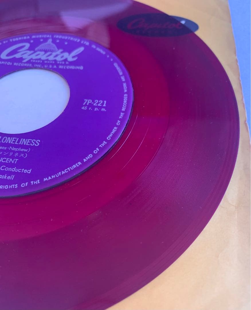 ミスター・ロンリネス　ジーン・ヴィンセント　EP