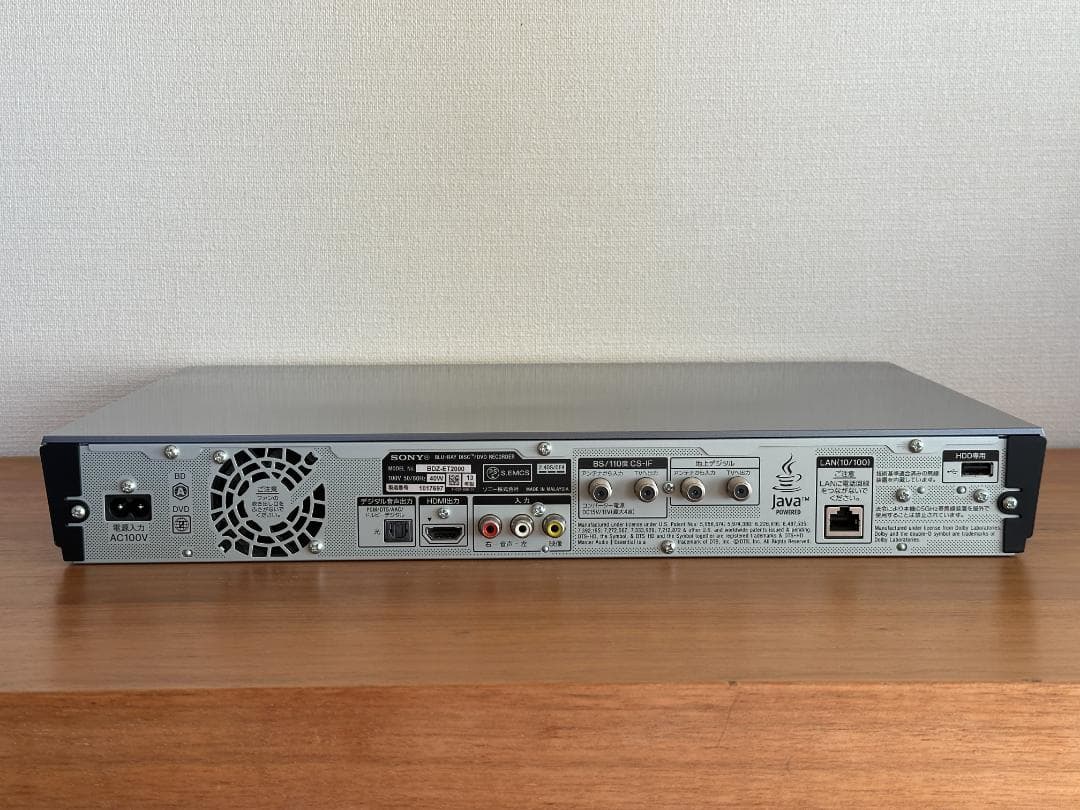 ソニー ブルーレイディスク／DVDレコーダー BDZ-ET2000
