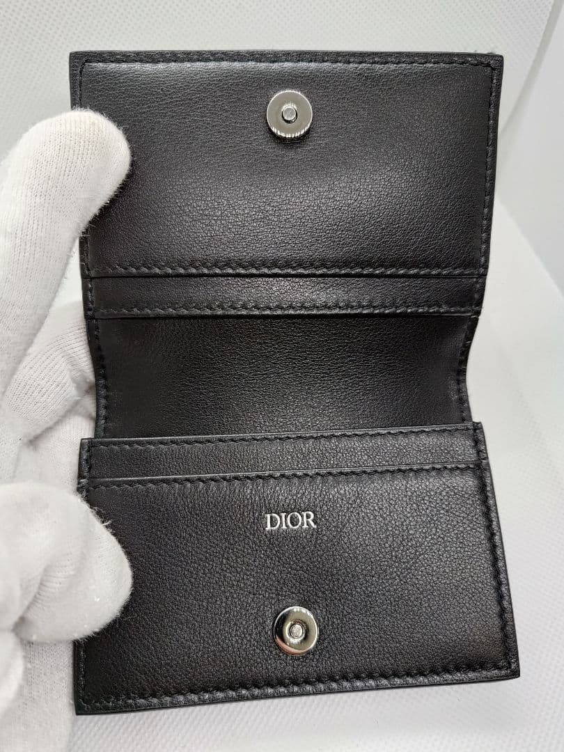 DIOR カードケース オブリーク ジャガード 名刺入れ ビジネスカードホルダー