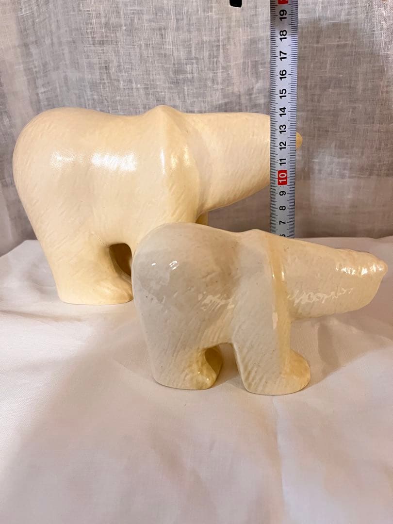 訳あり リサラーソン シロクマ親子セット