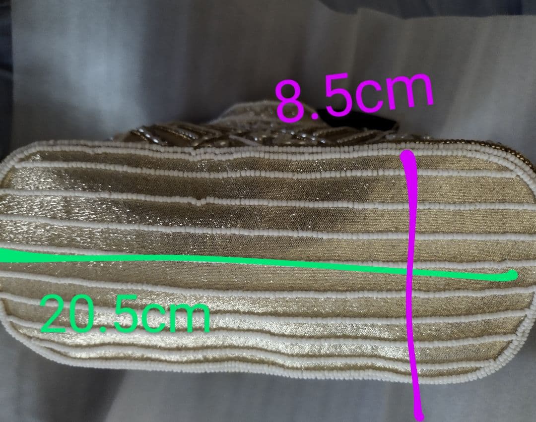 ＬＵＭＹ はしもと皇室御用達　ビーズバック　普段使いに使えそうなお洒落タイプ