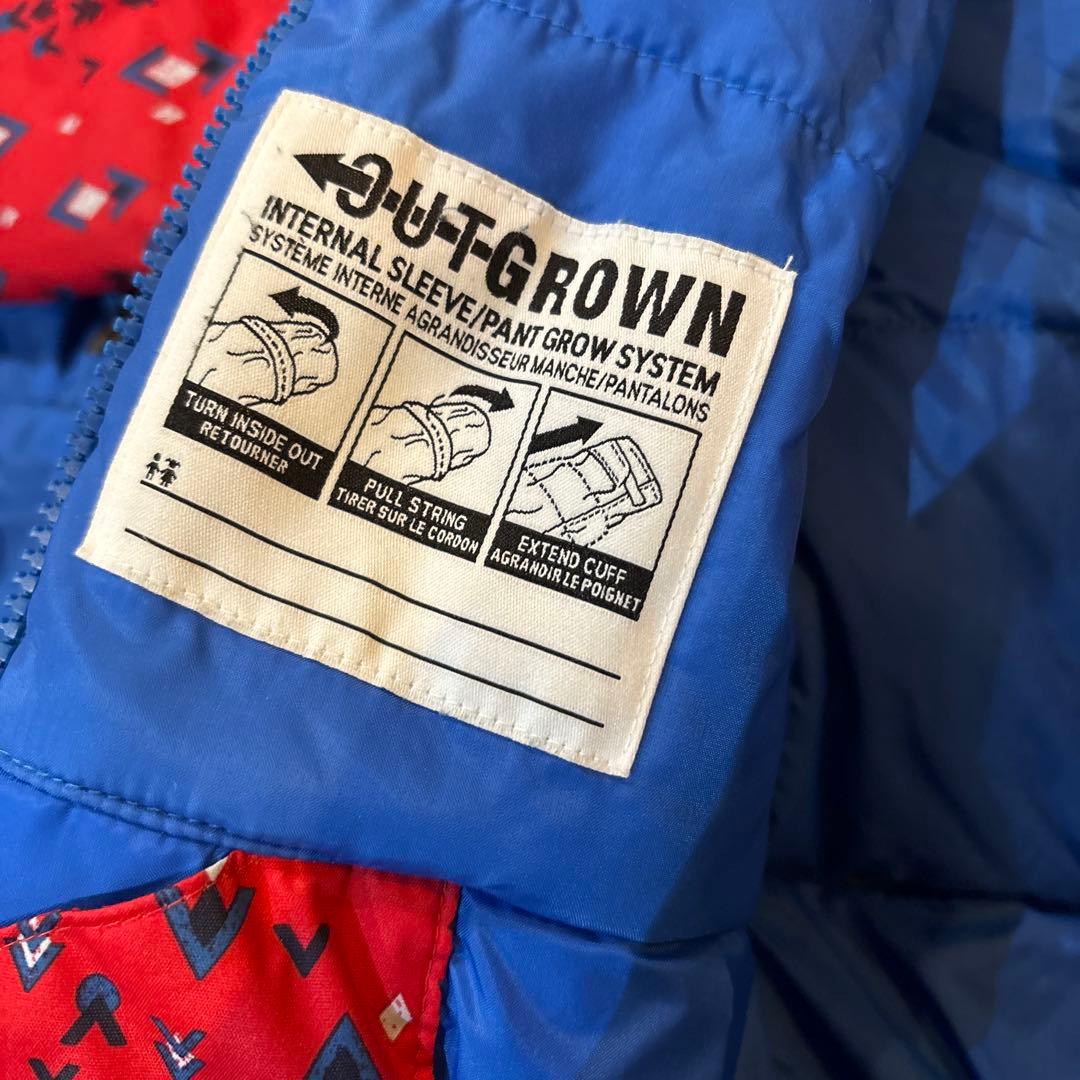 Columbia 子ども用スキーウェア 赤と青xs