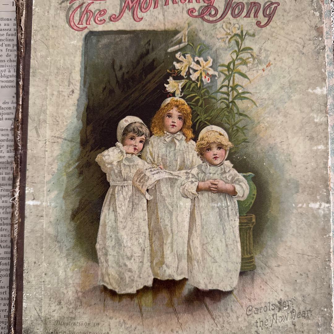 1890年アンティーク美しい挿絵の絵本アーネストニースター洋書ジャンクジャーナル