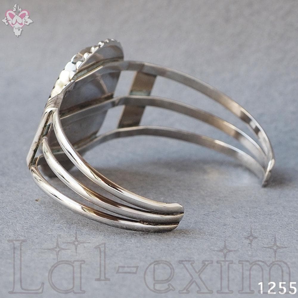 ターコイズ シルバー インディアンジュエリー インレイ ラッキー レッド バード