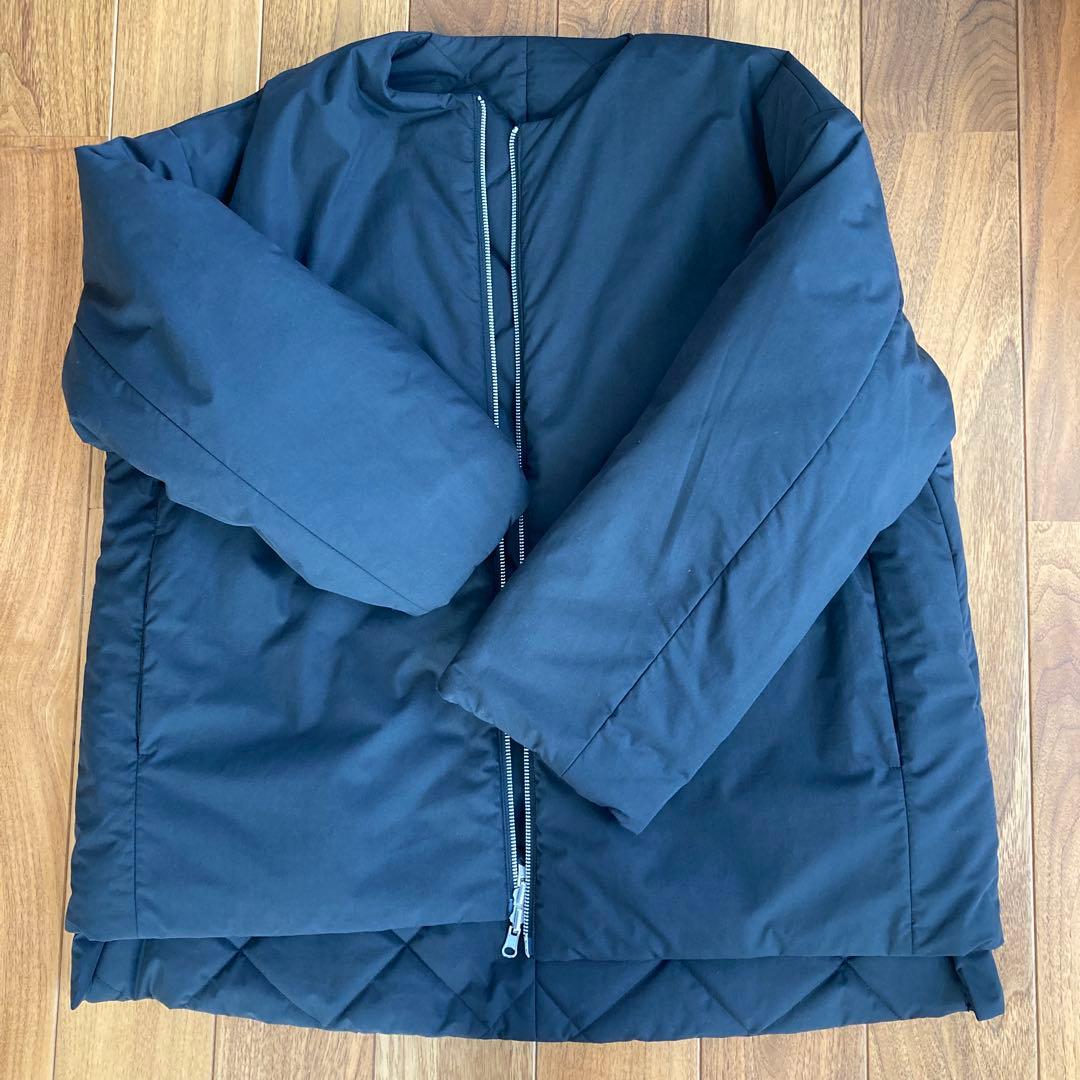 美品ステイトオブマインドリバーシブルキルティングコート　M 黒