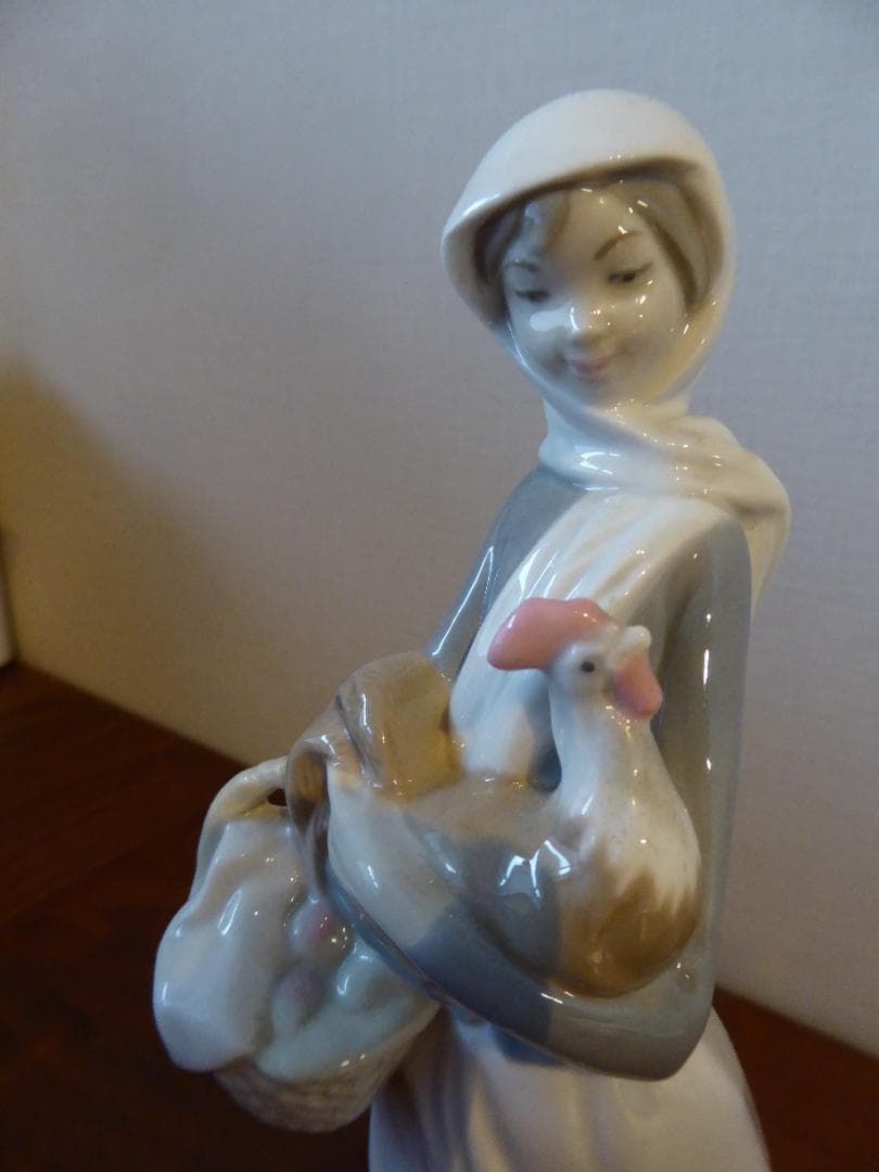 リアドロ3点セット　ちょっと残念な小鳥と少女、ニワトリと少女、鳩と少女