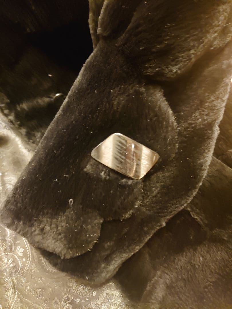 黒 毛皮 コート ミンク ネーム入り 豪華 肉厚 美品