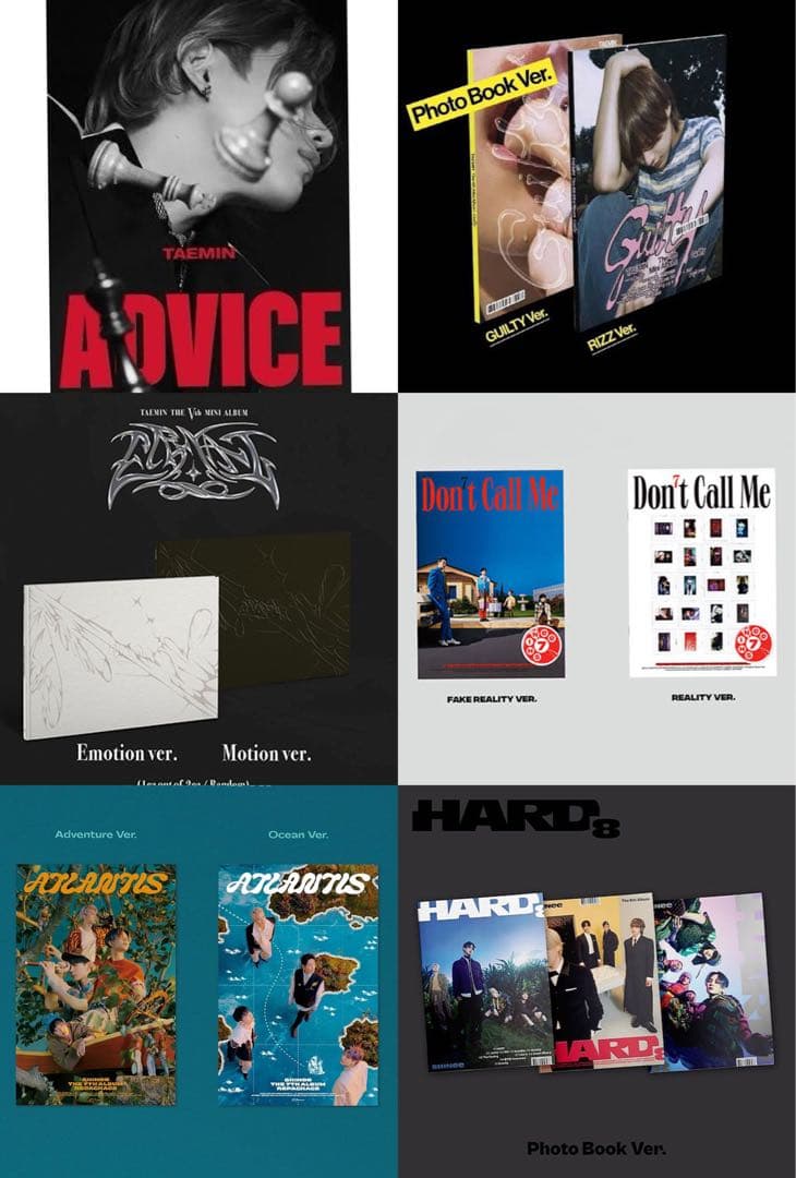 テミン　SHINee アルバムセット　12枚