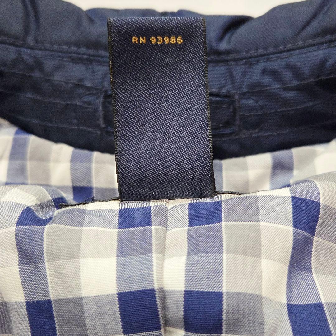 【美品】​ブルックスブラザーズ ナイロン サファリジャケット 中綿入り 紺 M