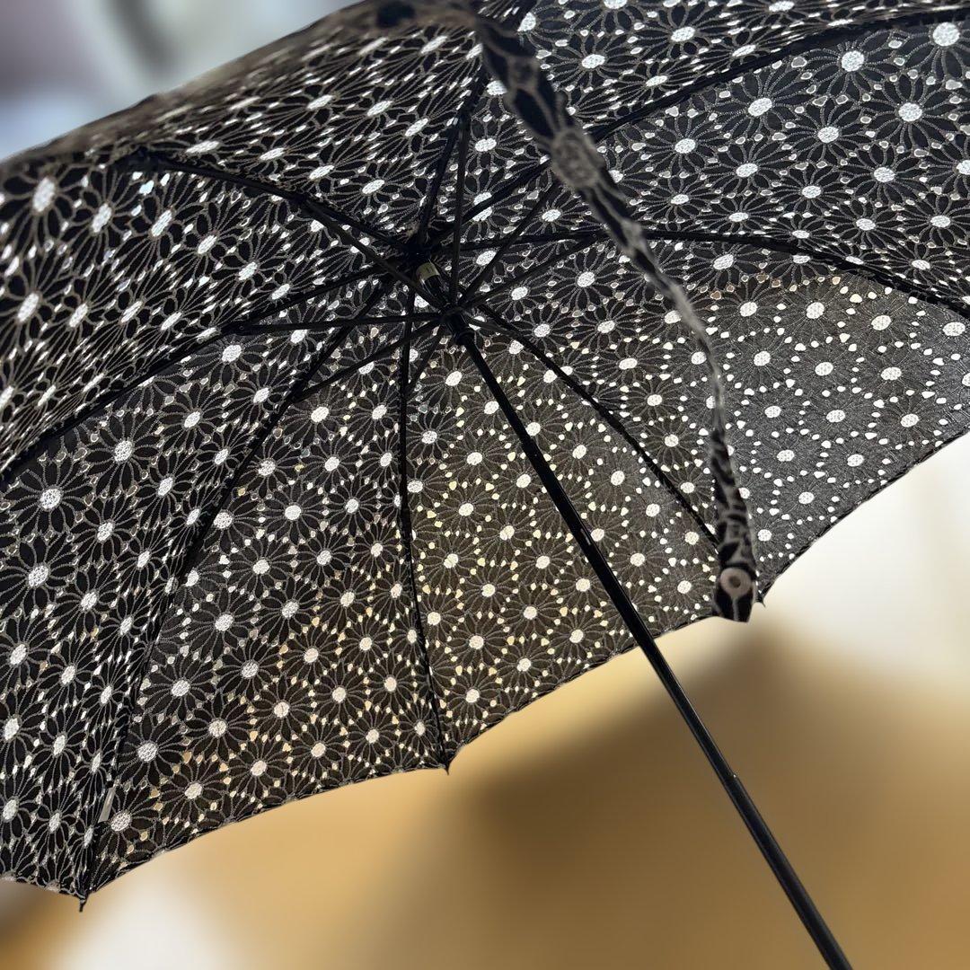 小宮商店　花柄レース折りたたみ日傘