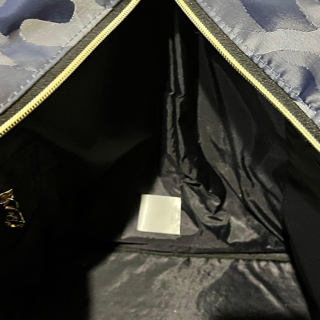 未使用級✨MARK&LONA トートバッグ　2way 迷彩　スカル　ネイビー