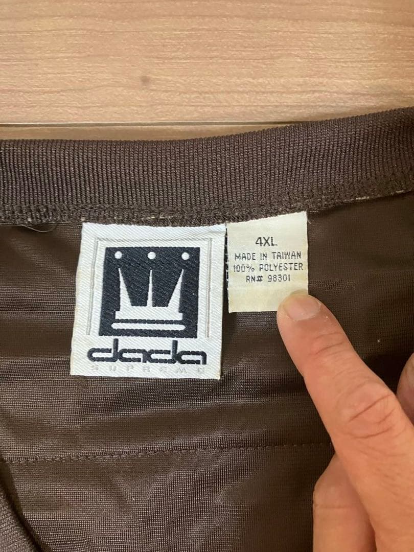 dada supreme ゲームシャツ 00's bboy b系 茶色 4XL