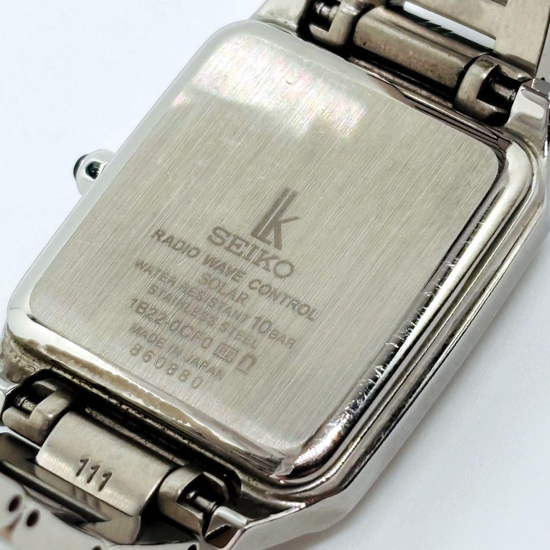 【美品】セイコー ルキア 1B22-0CF0 シルバー 動作良好 腕時計