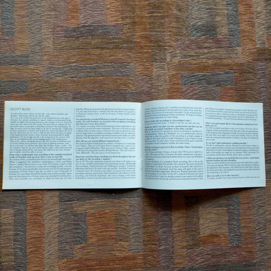 ドメニコ・スカルラッティ ソナタ全集 スコット・ロス