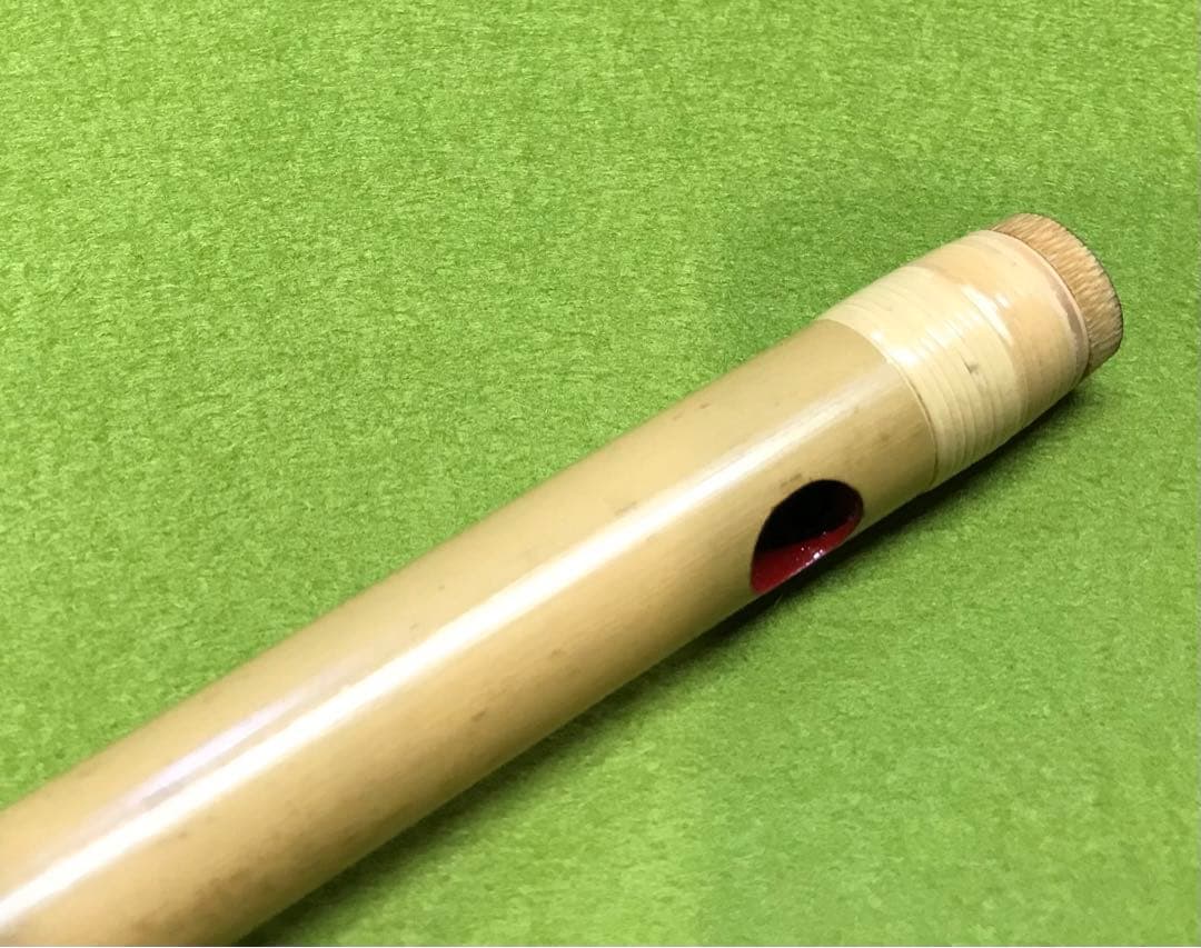 横笛309篠笛/7本調子/獅子田(竹水)/7穴/美品