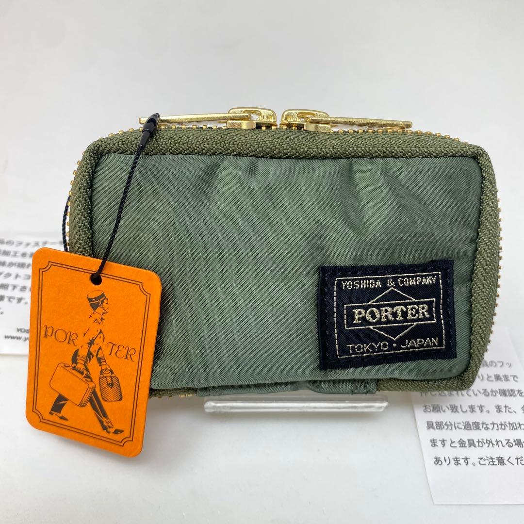 未使用☺︎PORTER タンカー キーケース セージグリーン ポーター