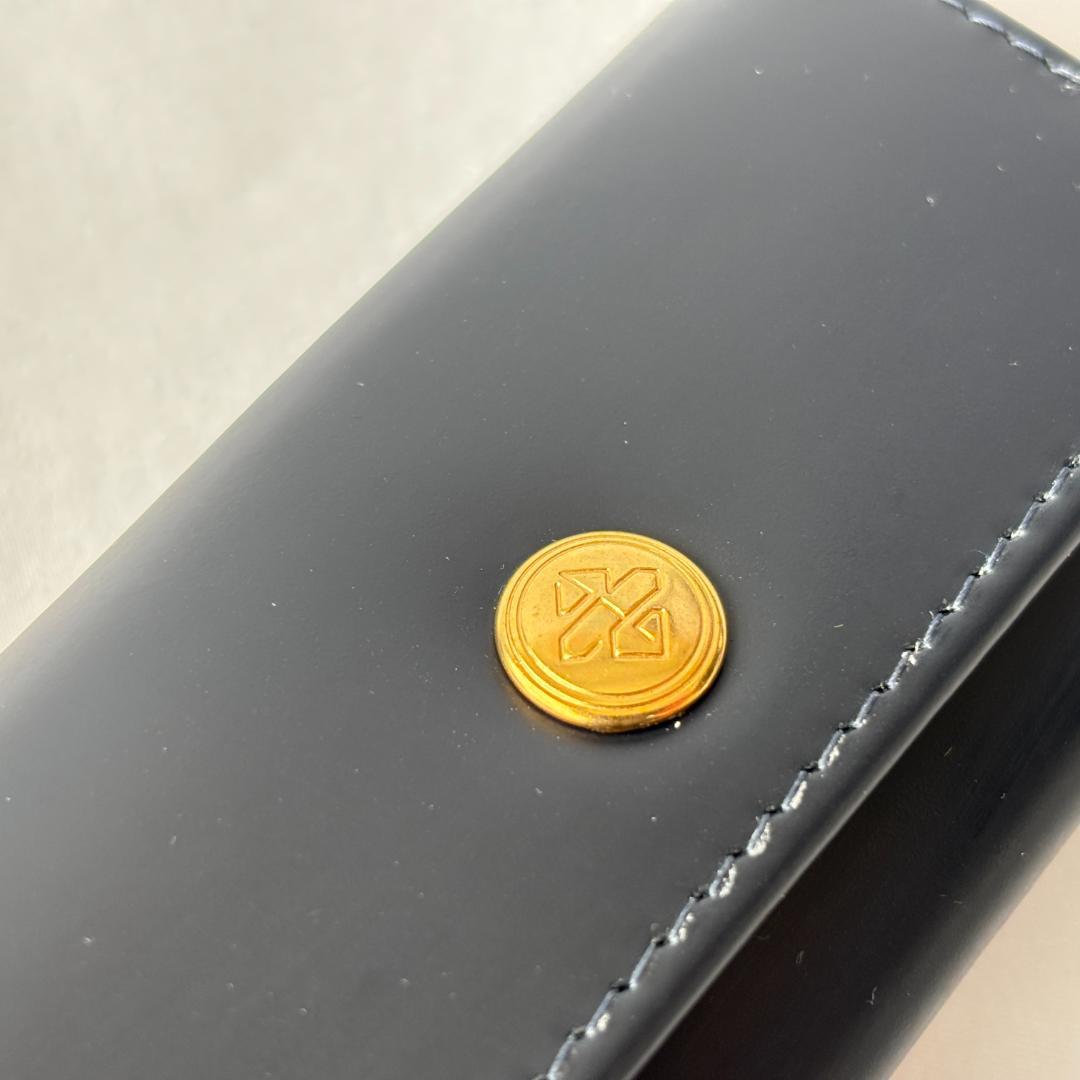 未使用 エッティンガー キーケース レザー お洒落 上質 ブラック