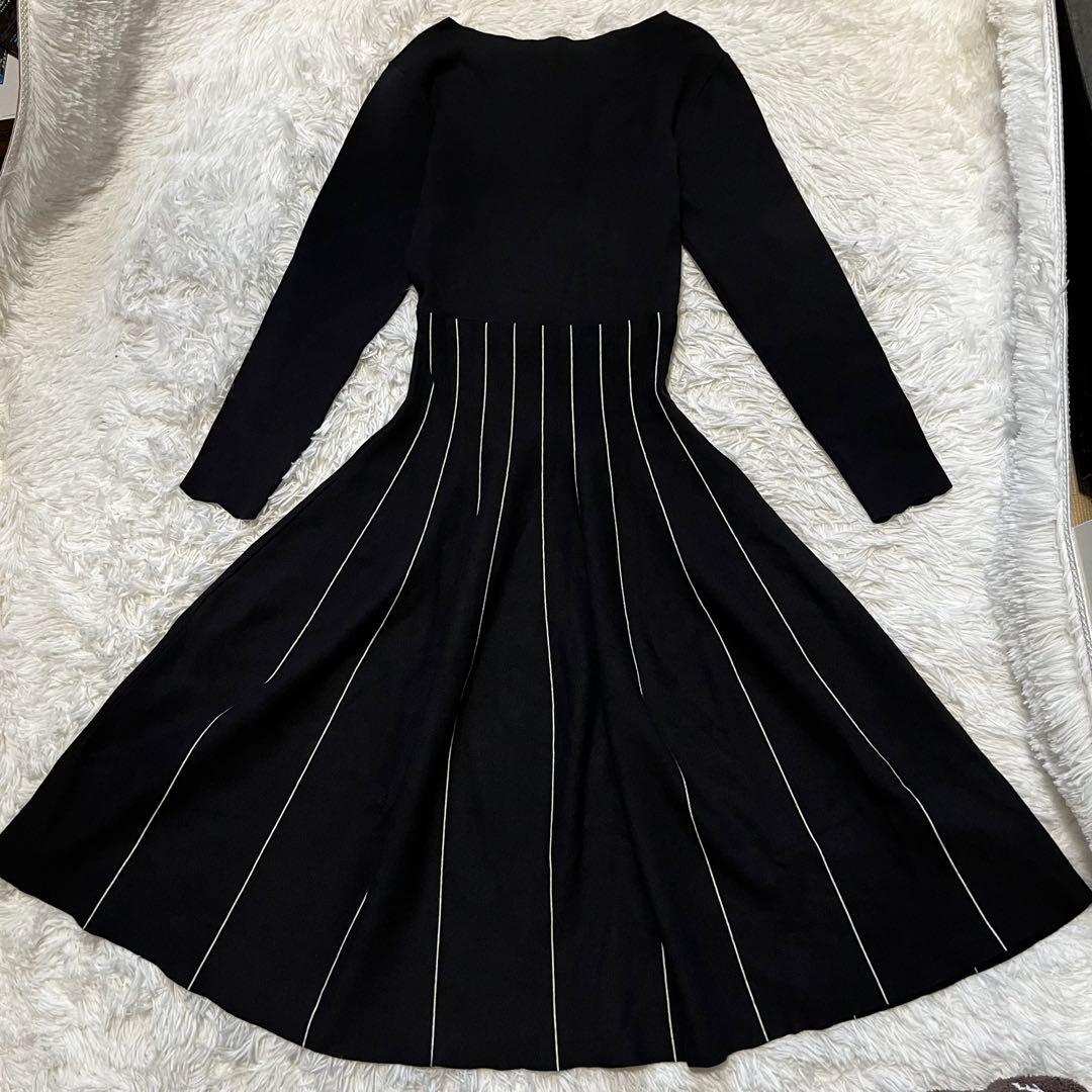 美品✨CELFORD（セルフォード）　ピンタックプリーツニットワンピース