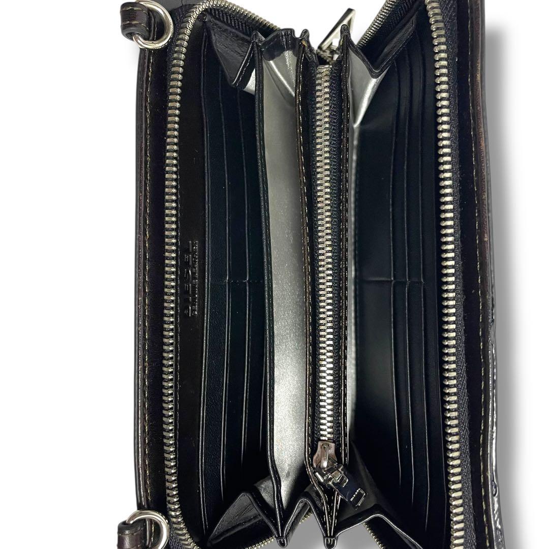 DIESEL ディーゼル ショルダーウォレット レザー　ショルダーバッグ