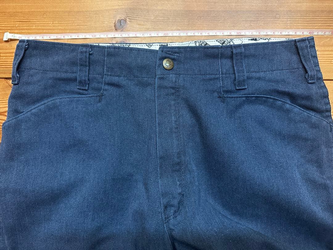 【W32】 USA製BEN DAVIS フリスコパンツ ネイビー色