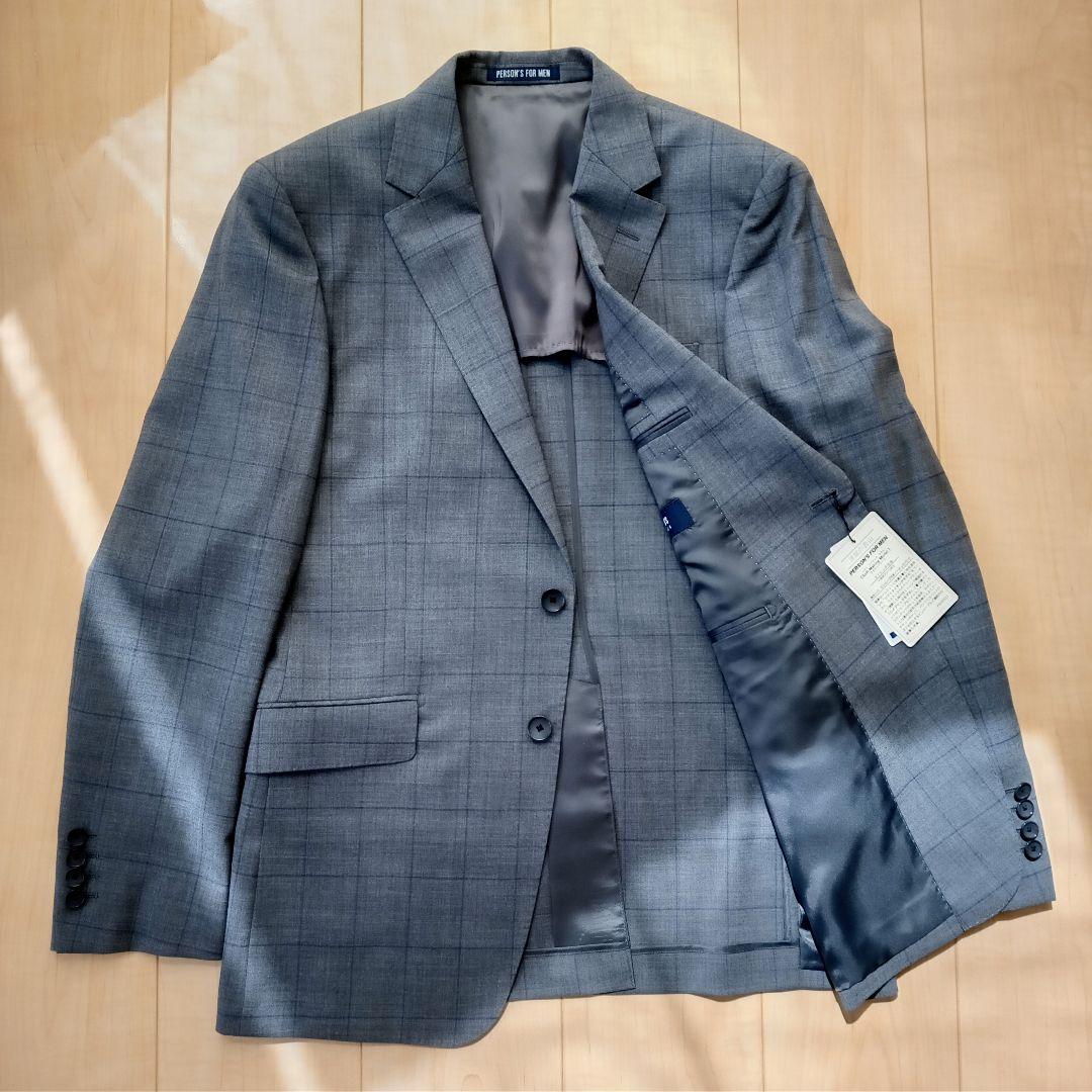 Persons for Men ブロックチェック柄 ビジネススーツ 【A5】
