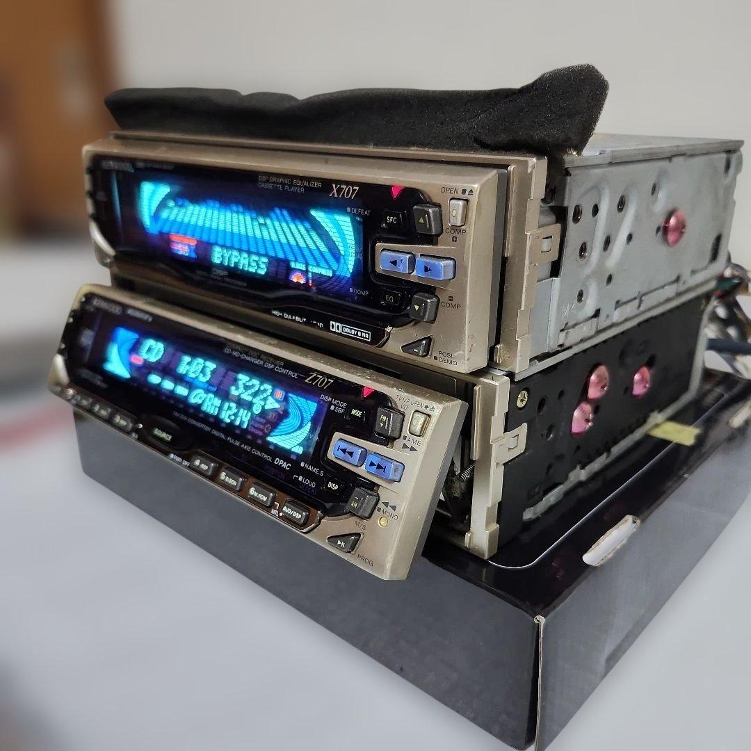 KENWOOD X707 Z707 CDプレーヤーセット