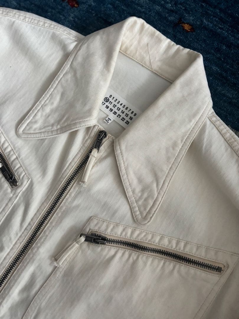 美品22SS Maison Margiela スラッシュジップコットンジャケット