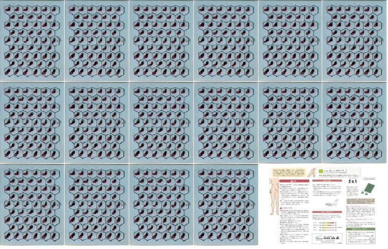 長生灸 お灸日和　800壮（箱なし）微煙　使用説明書、ツボ冊子付