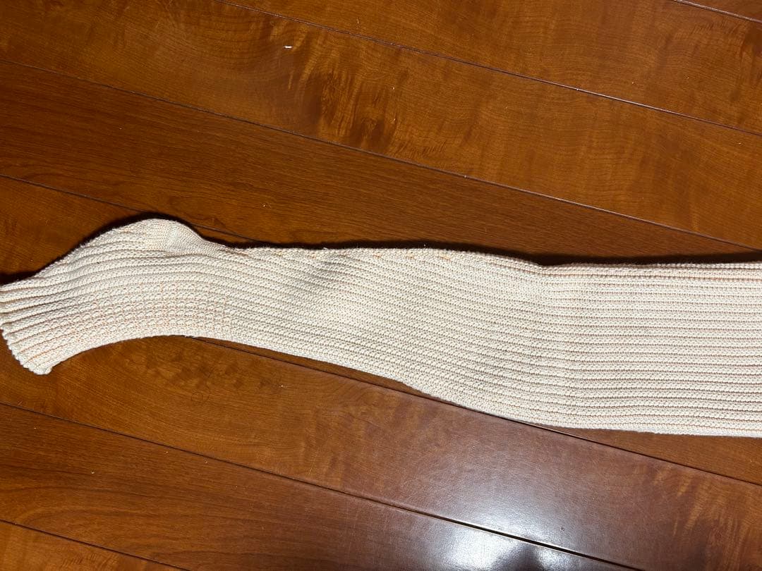 エアボ・ウェーブ 平編み弾性ストッキング8号ショート 片足