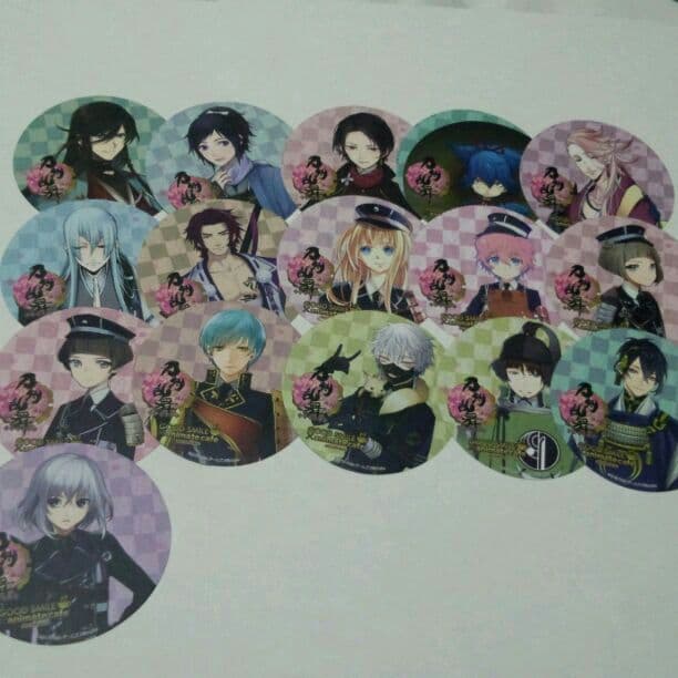 アニメイトカフェ限定　コースター　刀剣乱舞　全種類
