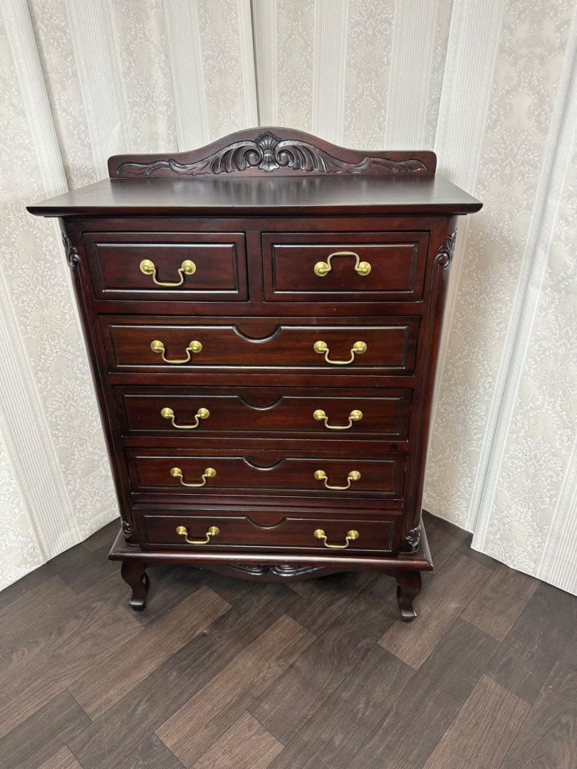定価¥120,000 Cecilene セシレーヌシリーズアンティーク風チェスト