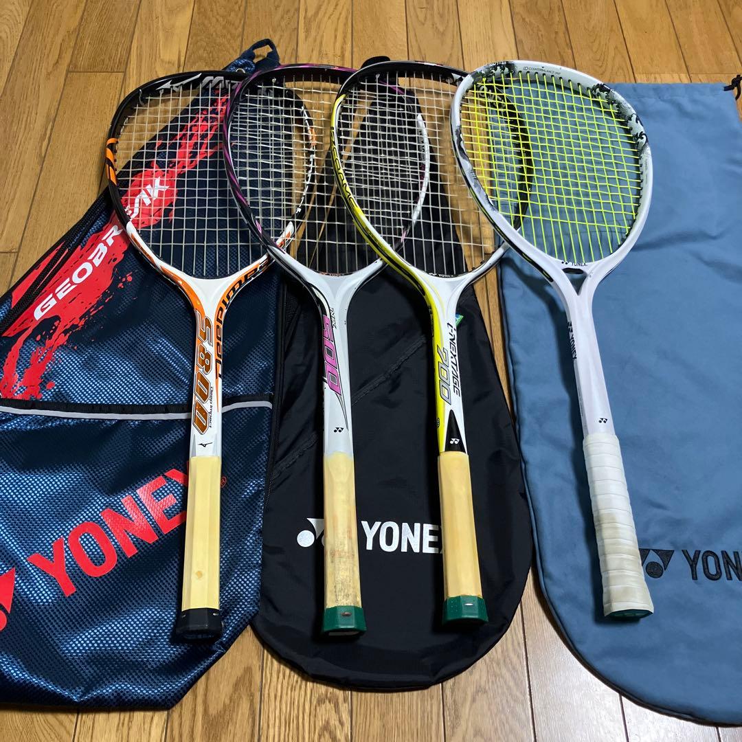 4本セット ソフトテニスラケット 02GEOBREAK i-NEXTAGE