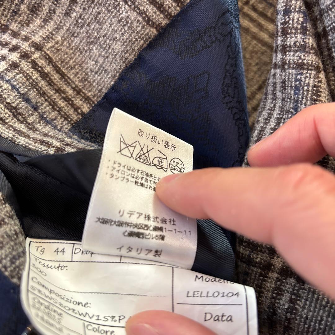 チェック柄 テーラードジャケット