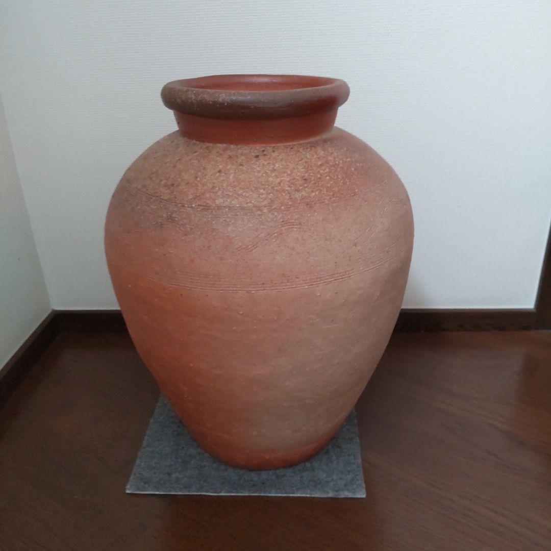 キレイな　中壺　備前焼　28