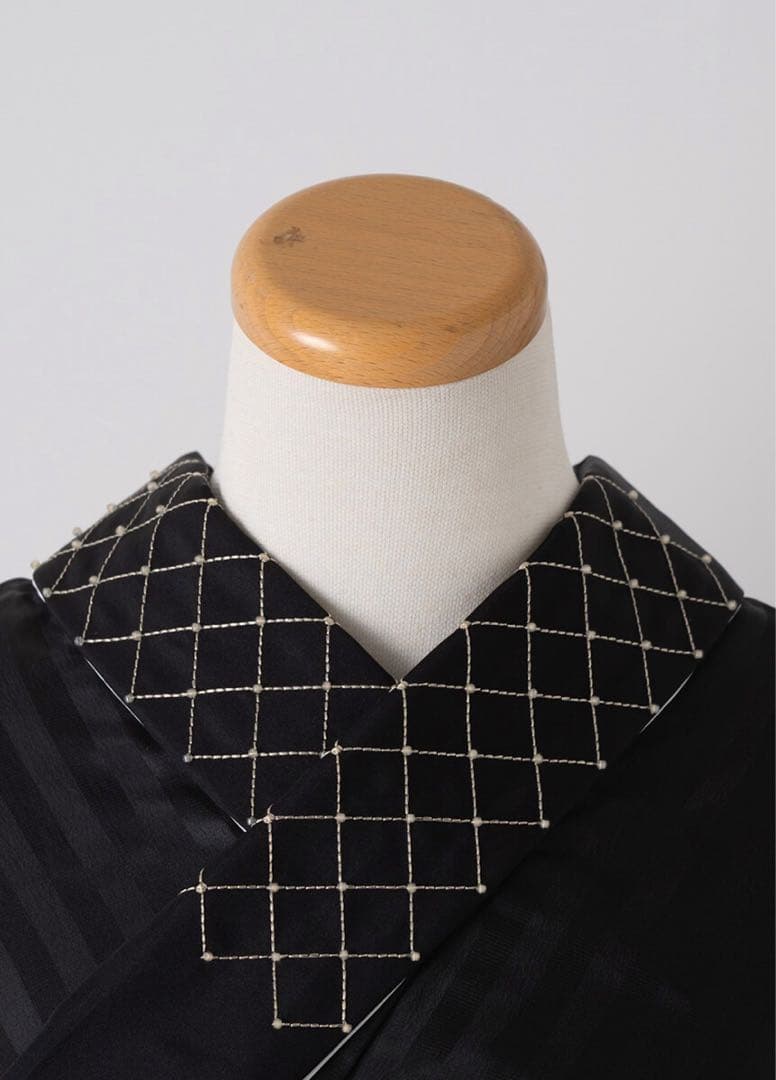 【新品未開封】半衿 / 半襟 キルティング ブラック