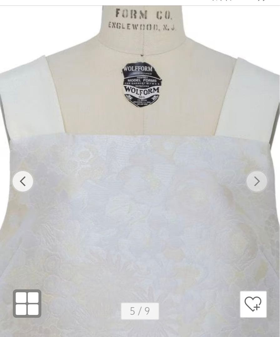 美品☆2024SSドゥロワー フラワージャガードキャミソール