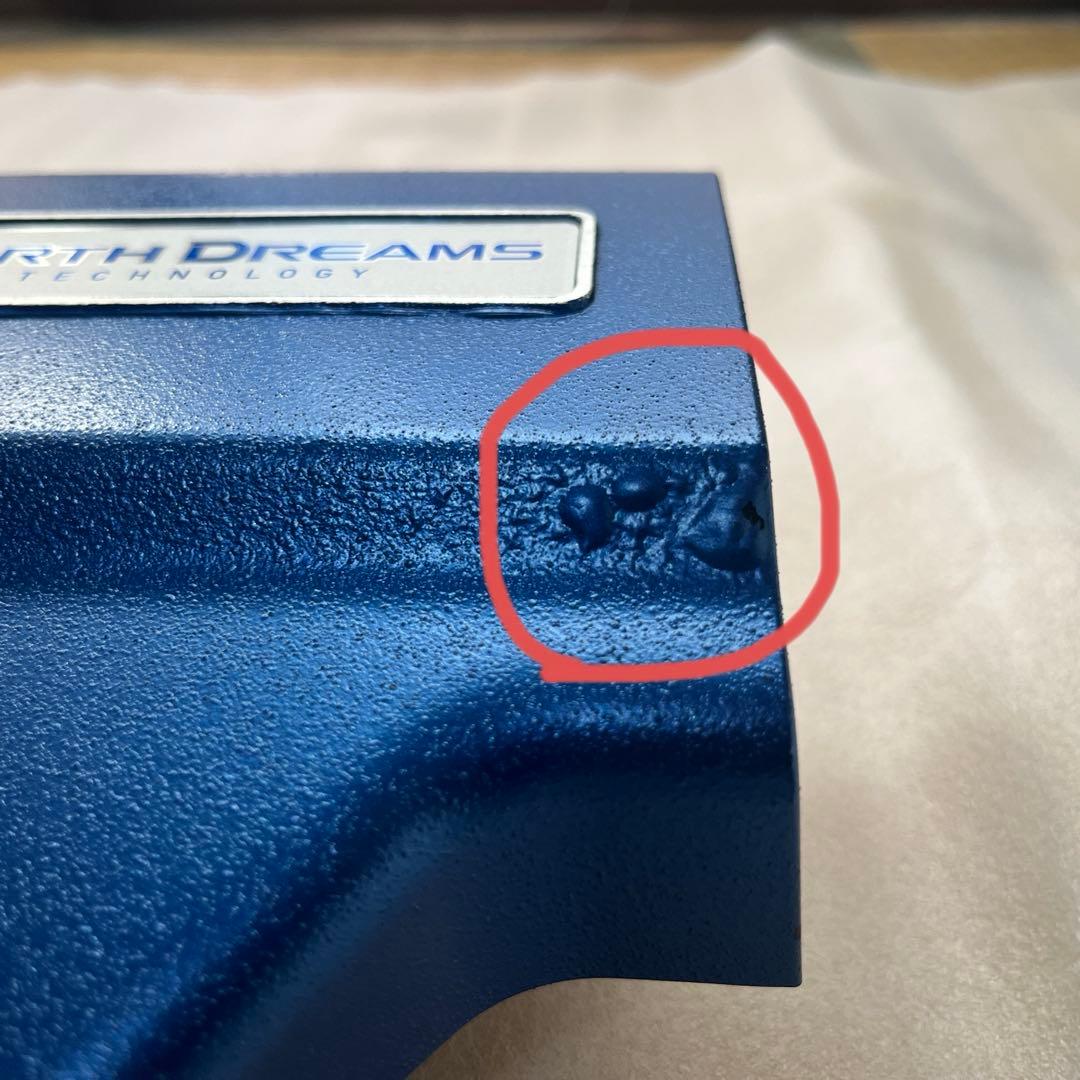 S660用 ビビットブルーパール塗装アルミ削り出し風エンジンカバー