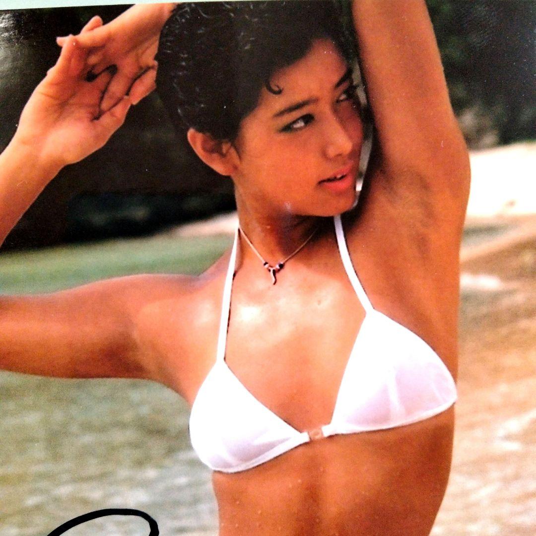 夏目雅子直筆サイン入り写真…