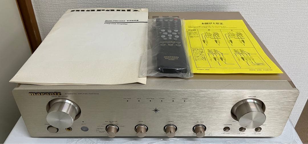 Maranzt プリメインアンプ PM6100SA リモコン(未開封) 説明書付