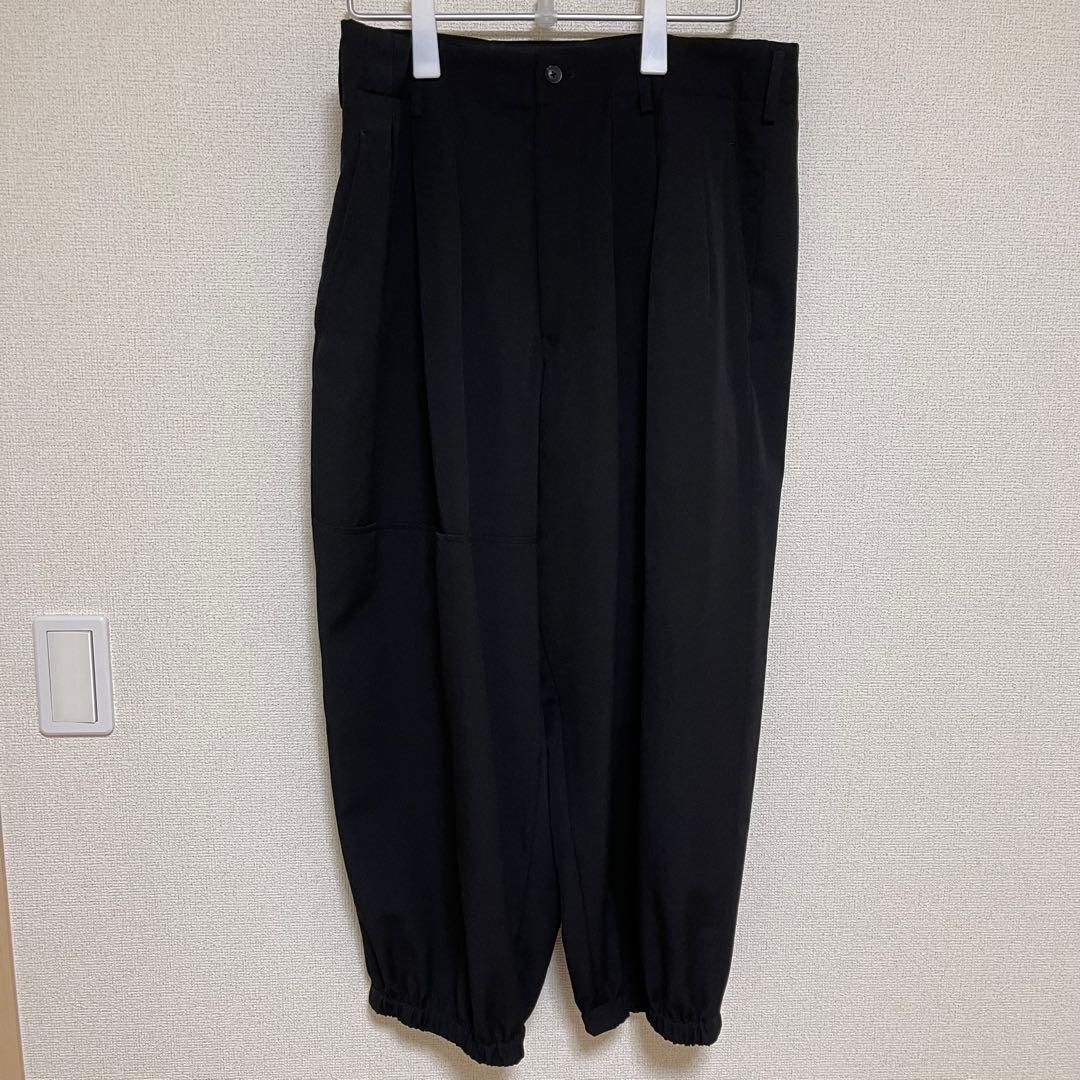 【美品】ヨウジヤマモト プールオム　ウールギャバジンバルーンパンツ