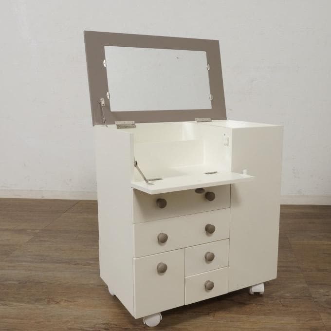 送料無料【新品】これ便利！　たっぷり収納 多機能 コスメ ワゴン