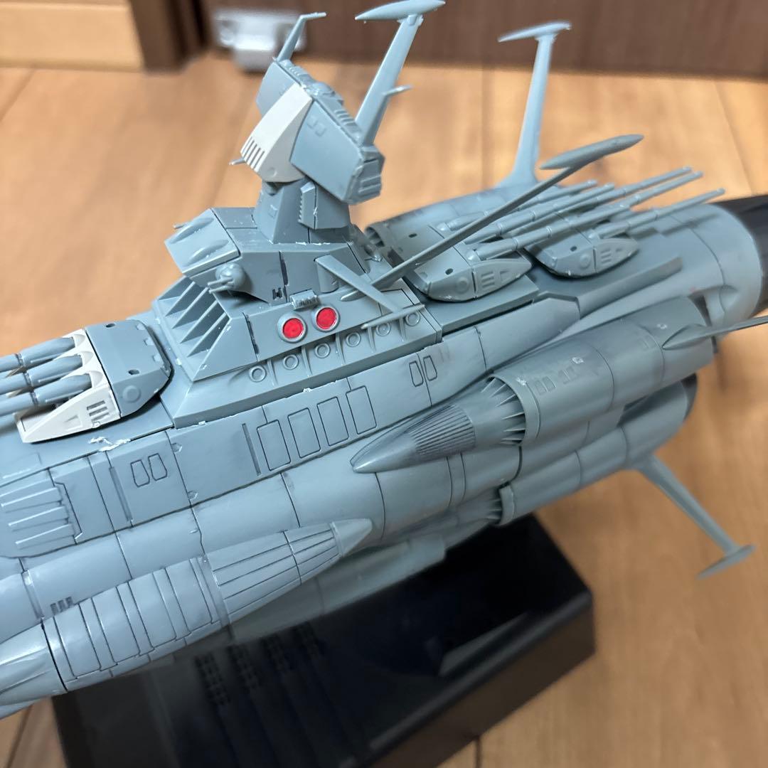 宇宙戦艦ヤマト1000分の1プラモデルアンドロメダ完成品