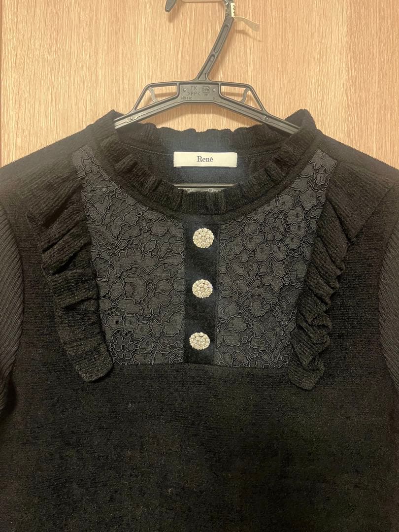 ルネ rene ベルベットワンピース34