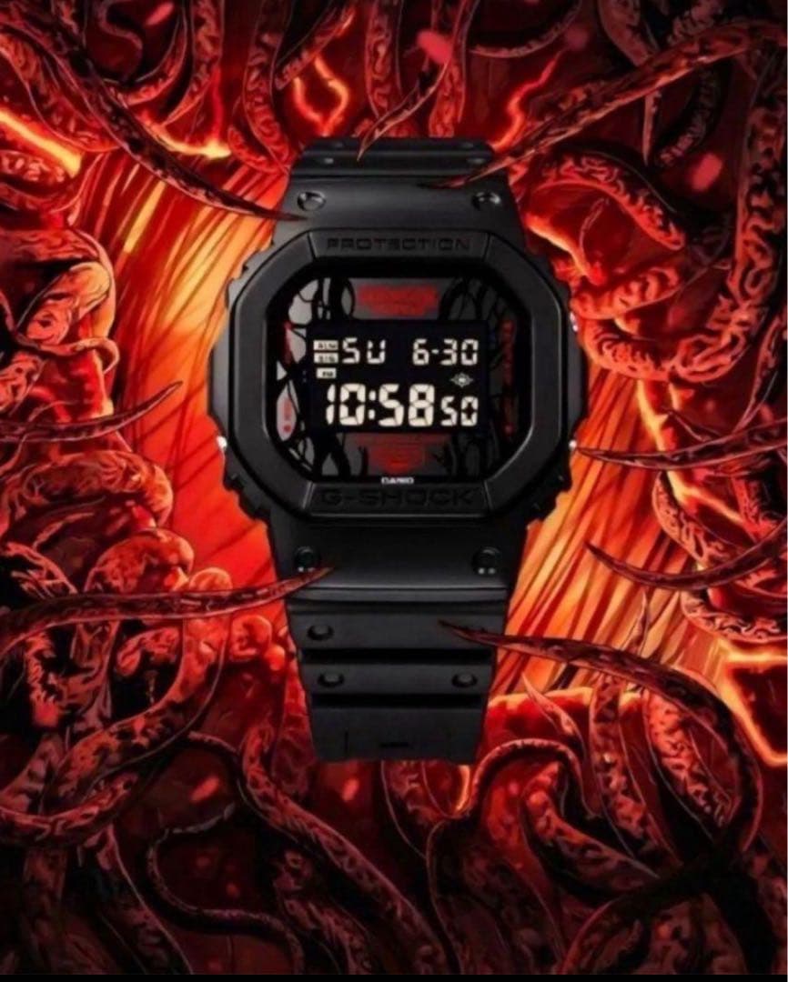 ストレンジャーシングスG-SHOCK カシオ DW-5600STT-1JR