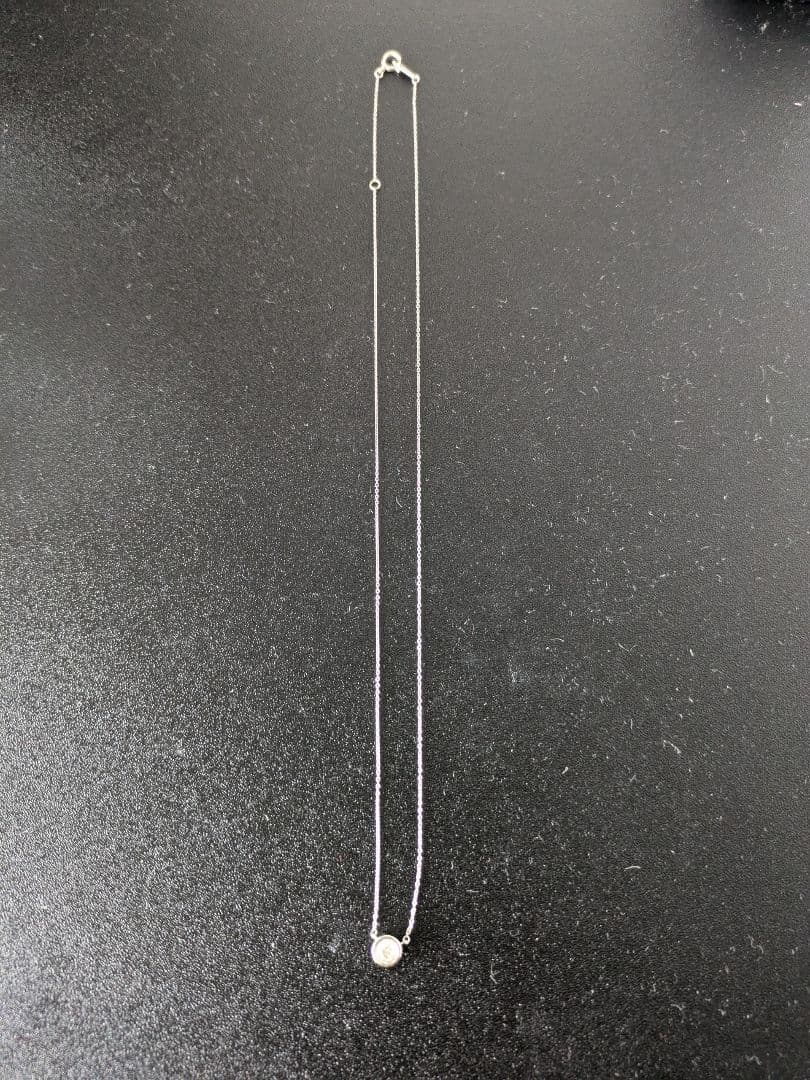 ツツミ　ネックレス　プラチナ　一粒ダイヤ　ジュエリー　鑑定書付き