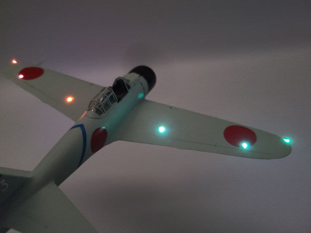 零式艦上戦闘機21型 坂井三郎搭乗機リアルモーターライズ完成品 タミヤ1/48