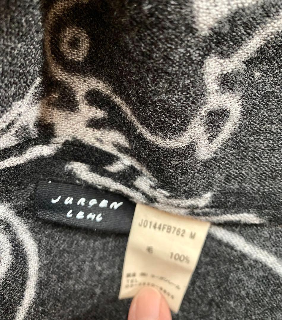 ヨーガンレール　美品　モンスタープリントチュニック　黒　ババグーリ