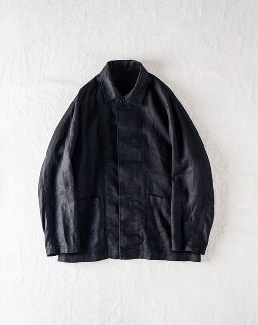 CONFECT ヘビーリネンツイル ミリタリージャケット