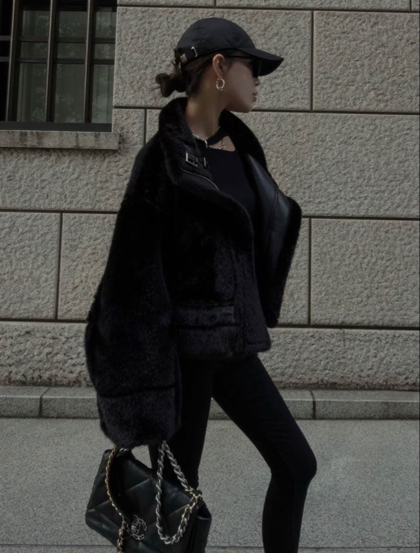 【未使用品】Glamlips リバーシブル ボンディング FURジャケット